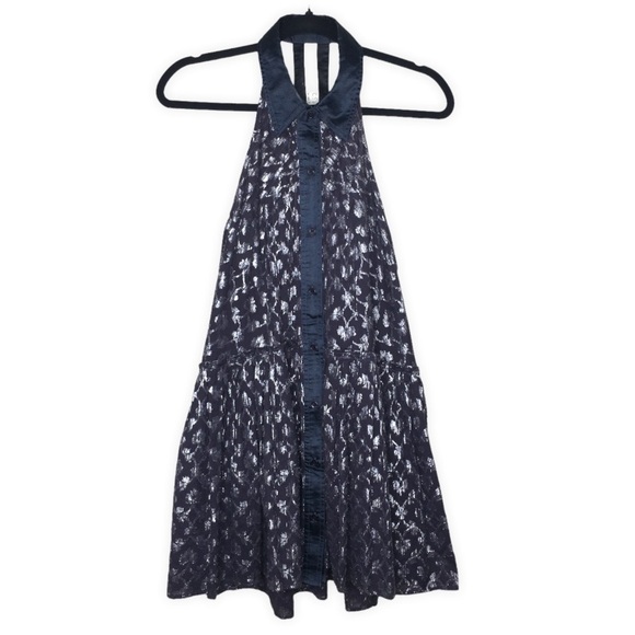 Free People New Romantics Tuxedo Halter Dress - Picture 2 of 11
